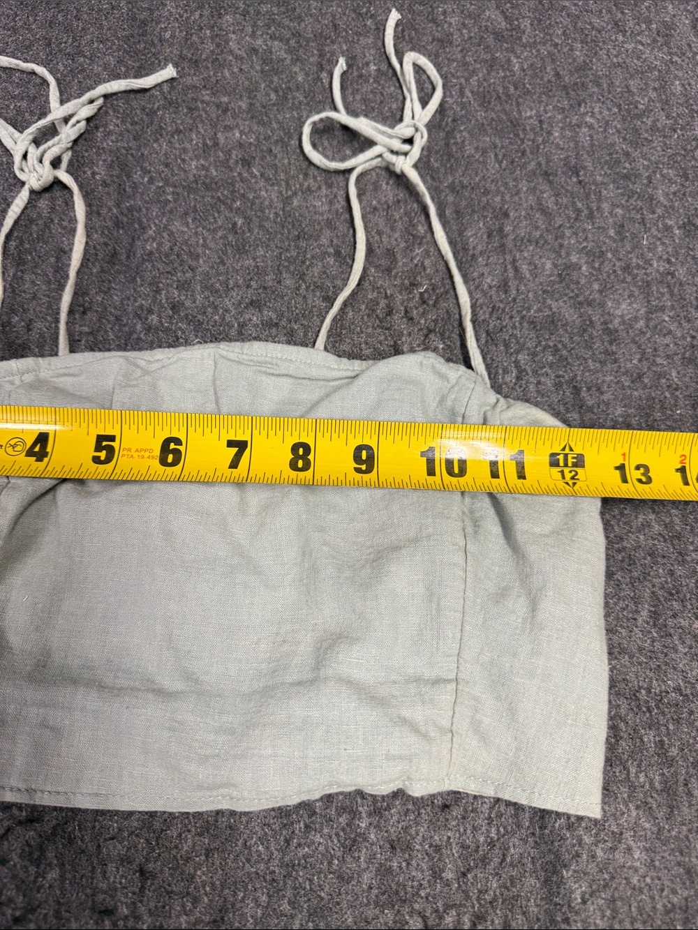 Abercrombie & Fitch Pale Mint Tie-Shoulder Crop Cami - Picture 6 of 6